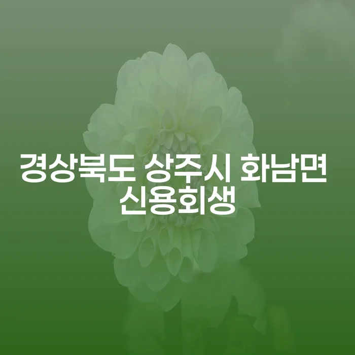 경상북도 상주시 화남면에서 신용회생과 개인파산을 고려해야 하는 이유는 무엇일까요?